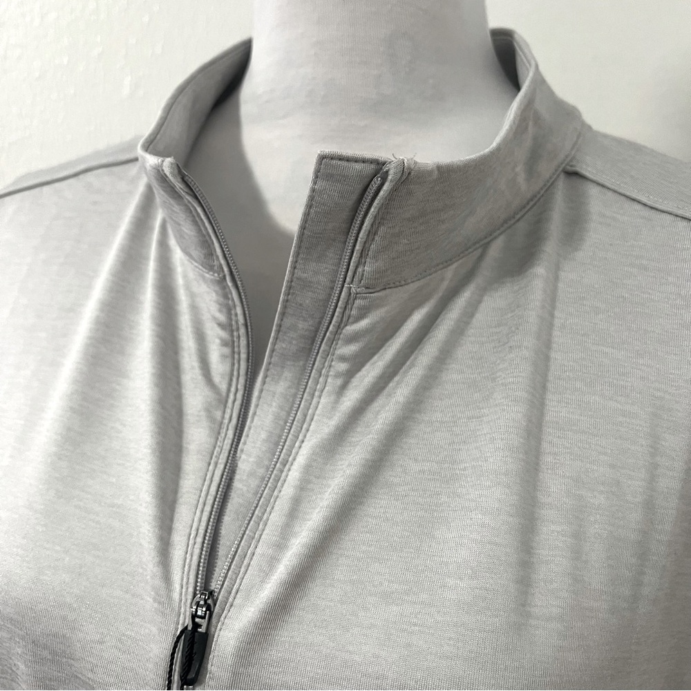 NWT Greg Norman Mens XXL Quarter Zip Golf Pullover Stretch Fleece Lined Play-Dri - Picture 5 of 10